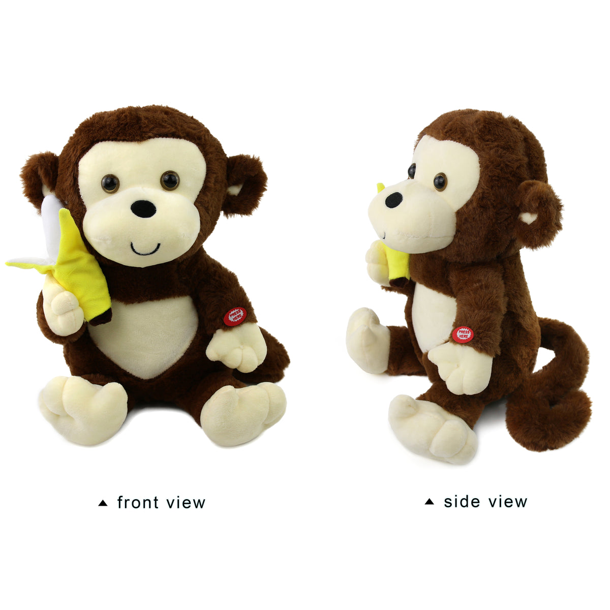 Sundown Adventures Koko Monkey Soft Toy 12” Plush Cuddly Animal