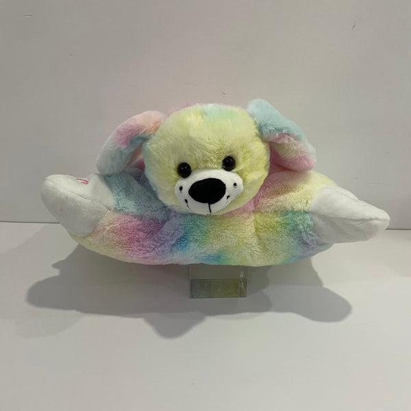 rainbow stuffed dog