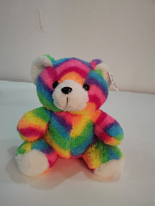 Light up Rainbow Bear Plush with LED Toys Stuffed Glowing Night Lights Farm Animals Gifts for Kids