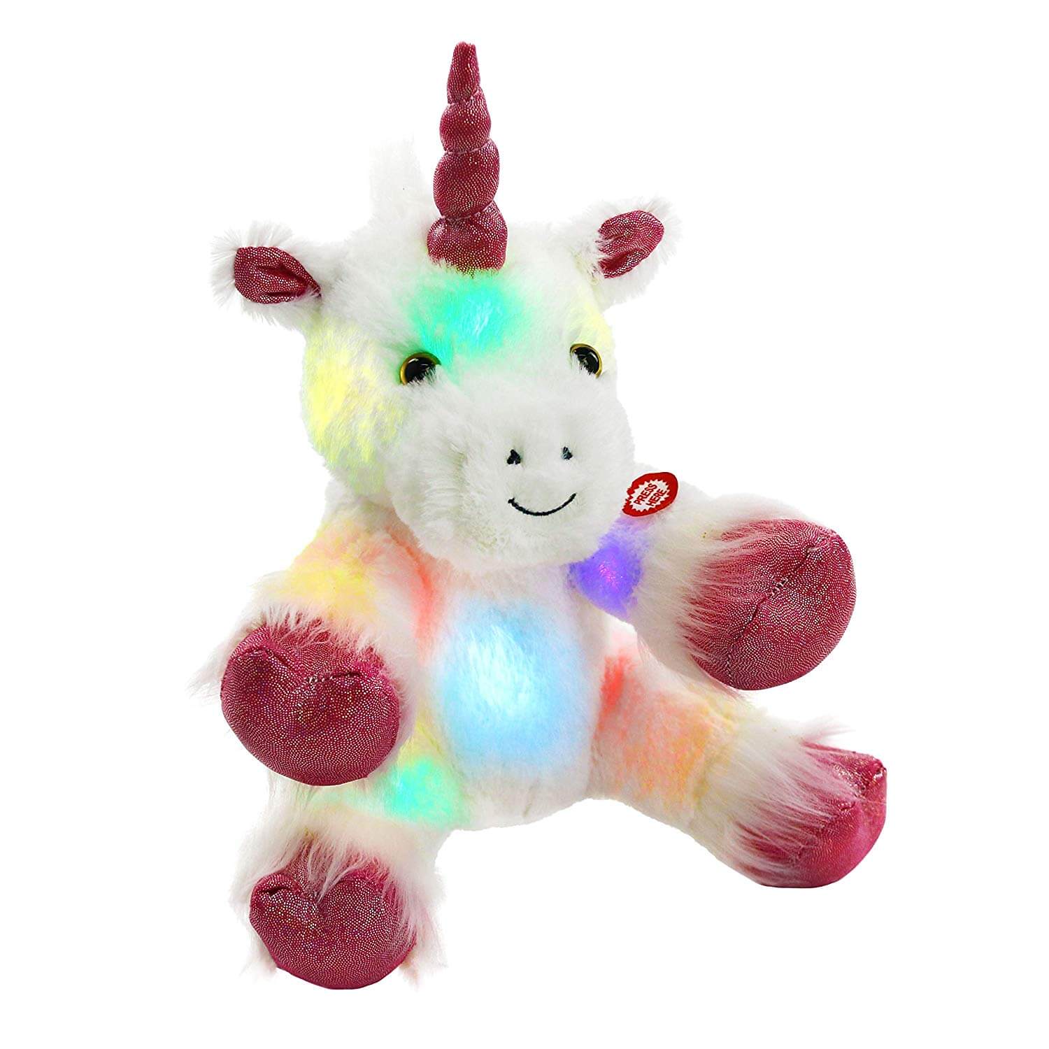 Unicorn Stuffed Animal Night Light Up Plush Gifts for Girls Rainbow Lites  12 inch