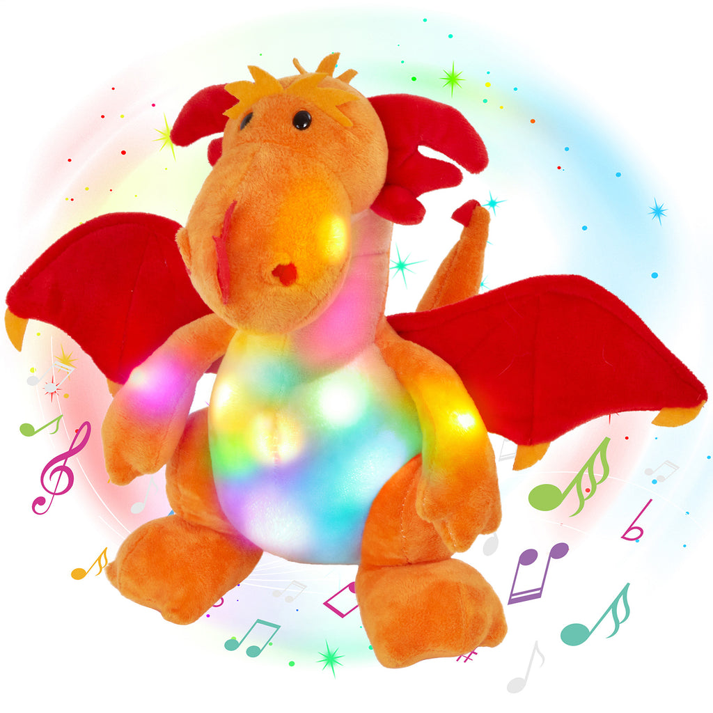 Glow Guards 12 Light up Charizard Dragon Stuffed Animal Plush Toy - Glow Guards