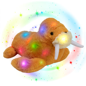 Glow Guards 14'' Walrus Light up Plush Soft Toy Stuffed Animal - Glow Guards
